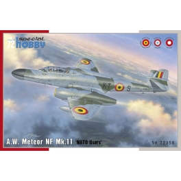 Special Hobby 72358 A.W. Meteor NF Mk.11 - Décos française, belge et danoise