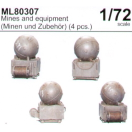 CMK ML80307 Mines maritimes allemandes et supports