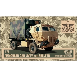 Armada Hobby M72233 Armored Cab LMTV with Shelter (resin kit & PE set)