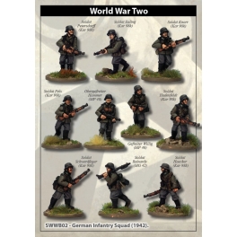 Artizan Designs SWWB02 - German Infantry Squad (1942)