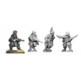 Artizan Designs SWW022 German NCOs and LMG in Greatcoats