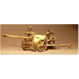 Artizan Designs SWW852 German PaK40 gun with crew in Summer uniforms