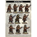 Artizan Designs SWWB06 Late War American Infantry Squad in Greatcoats