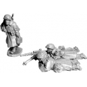 Artizan Designs SWW356 US Infantry in Greatcoats .30cal Team