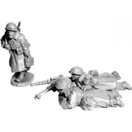 Artizan Designs SWW356 US Infantry in Greatcoats .30cal Team