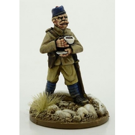 Artizan Designs NWF0010a British Officer with Cup of Tea.