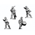 Crusader Miniatures ACW024 ACW Infantry Command in Shirt and Kepi Advancing