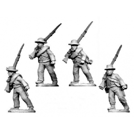 Crusader Miniatures ACW031 ACW Infantry in Shirt and Hat Marching