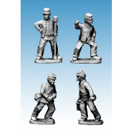 Crusader Miniatures ACW054 ACW Artillery Crew in Kepi