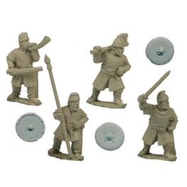 Crusader Miniatures DAS004 Saxon Fyrd Command