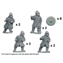 Crusader Miniatures DAS006 Saxon Huscarls with Spears