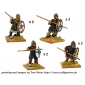 Crusader Miniatures DAS007 Saxon Thegns with Spears