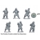 Crusader Miniatures DAS011 Bareheaded Saxon Warriors with Spears