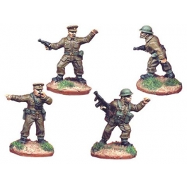 Crusader Miniatures WWB005 British Infantry Command 