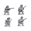 Crusader Miniatures WWB106 Late British Riflemen kneeling 