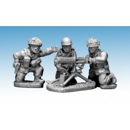 Crusader Miniatures WWB210 British paratrooper Vickers MMG & 3 crew