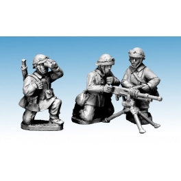 Crusader Miniatures WWF060 French M/C Troop Hotchkiss HMG