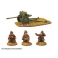 Crusader Miniatures WWF020 French 25mm AT Gun & 3 Crew