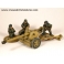 Crusader Miniatures WWG060 German Pak40 75mm AT Gun & 3 crew