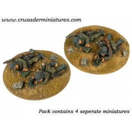 Crusader Miniatures WWG012 German 5cm Mortar Teams 