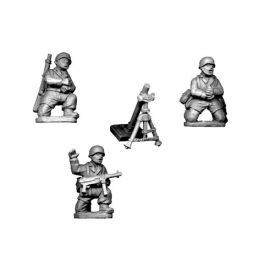 Crusader Miniatures WWG113 Fallschirmjager 8cm Mortar