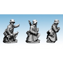 Crusader Miniatures WWG182 German Infantry in Greatcoats (Mortar)