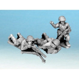 Crusader Miniatures WWU030 US Airborne .30cal Team