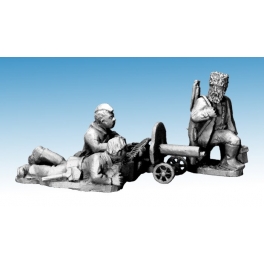 Crusader Miniatures WWP060 Partisans firing Maxim gun