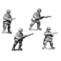 Crusader Miniatures WWR021 Russian LMG Teams, Winter Uniform wearing helmets