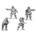 Crusader Miniatures WWR022 Russian Command, Winter Uniform wearing helmets