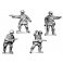 Crusader Miniatures WWR022 Russian Command, Winter Uniform wearing helmets