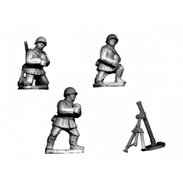 Crusader Miniatures WWR033 Russian Mortar (Winter Kit)