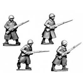 Crusader Miniatures WWR035 Russian Infantry in Greatcoats I