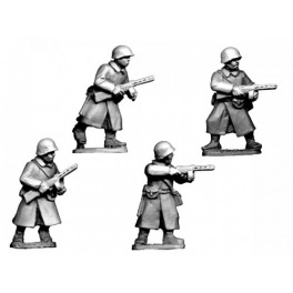 Crusader Miniatures WWR038 Russian SMG Infantry in Greatcoats