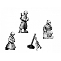 Crusader Miniatures WWR041 Russian Mortar (crew in Greatcoats)