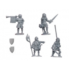 Crusader Miniatures MEH006 Infantry Command