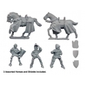 Crusader Miniatures MEH103 Knights Command