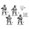 Crusader Miniatures MCF030 Hommes d'arme avec lance et bouclier