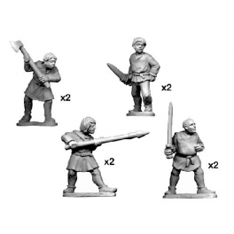 Crusader Miniatures MCF032 Paysans et pélerins