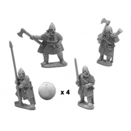 Crusader Miniatures DAB009 Varangian Command in full armour