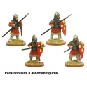 Crusader Miniatures DAB014 Byzantine Skutatoi advancing - Lammelar Armour