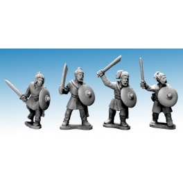 Crusader Miniatures AFS001 Saxon Warriors with Swords