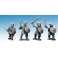 Crusader Miniatures AFS001 Saxon Warriors with Swords