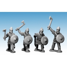 Crusader Miniatures AFS005 Saxon Noble Warriors with Axes.