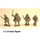 Crusader Miniatures DAI003 Irish Warriors with short sword & buckler