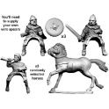 Crusader Miniatures DSC007 Commandement écossais à cheval
