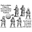 Crusader Miniatures RFA023 Unarmoured Greek Hoplites