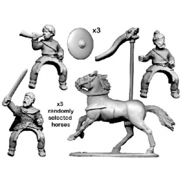 Crusader Miniatures AGE009 German Cavalry Command