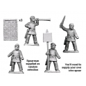 Crusader Miniatures RFA042 Persian Sparabara Spearmen Command