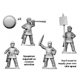 Crusader Miniatures RFA044 Persian Kardakes Command